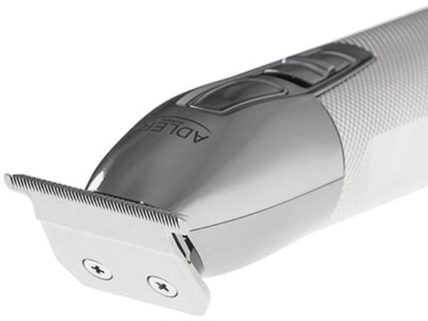 Триммер Adler (AD-2836) 4 съёмные насадки (1,5, 3, 4,5, 6мм), питание акк. 1400 мАч, серебр. купить по самой низкой цене