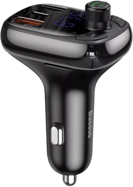 АЗУ FM модулятор Baseus S-13 36W (2USB-A/1C) (CCMT000101) (Черный) купить по самой низкой цене