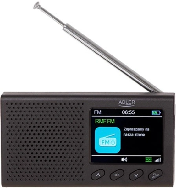 Радиоприемник Adler AD 1198 (BT 5.0, FM 87 - 108МГц, RMS 3W, LCD дисплей, будильник) купить по самой низкой цене