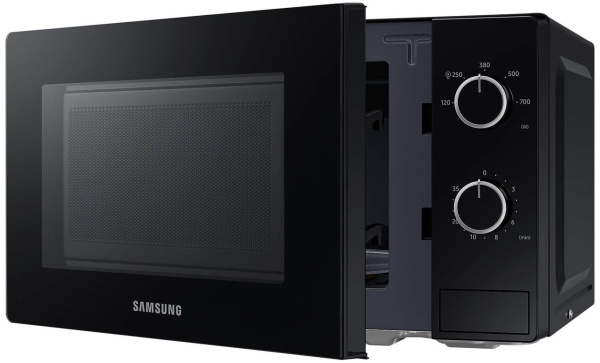 Микроволновая печь Samsung  MS20A3010AL/OL  (био-керам.эмаль, 20л, 700вт) чёрная купить по самой низкой цене