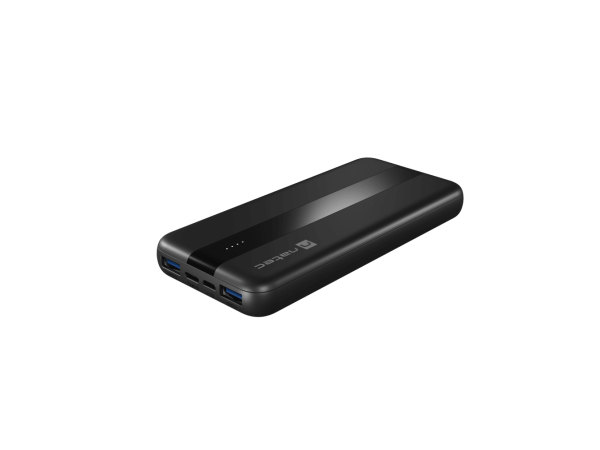 Power Bank NATEC TREVI SLIM Q V2 (NPB-2294) Black,Li-Po, 10000мАч, max 20W, MicroUSB,USB-A,USB-C,QC/PD,+кабель купить по самой низкой цене