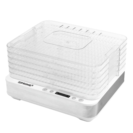 Сушилка для овощей и фруктов PRIME3 SFD51 (420Вт, 5 поддон, регул. температ сушки, 35-70°C, таймер) прозрачн. купить по самой низкой цене