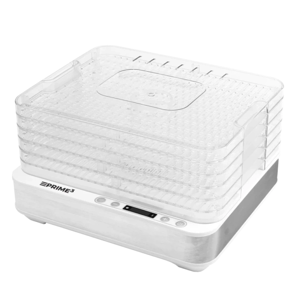 Сушилка для овощей и фруктов PRIME3 SFD51 (420Вт, 5 поддон, регул. температ сушки, 35-70°C, таймер) прозрачн. купить по самой низкой цене