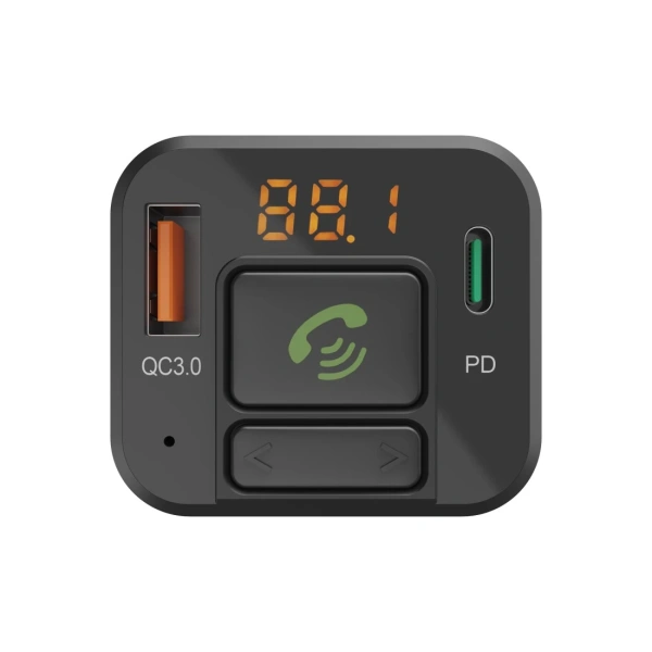 FM-трансмиттер автомобильный HAMA (14169) BT, 1*USB-A, 1*USB-C, PD, QC3.0, FM купить по самой низкой цене