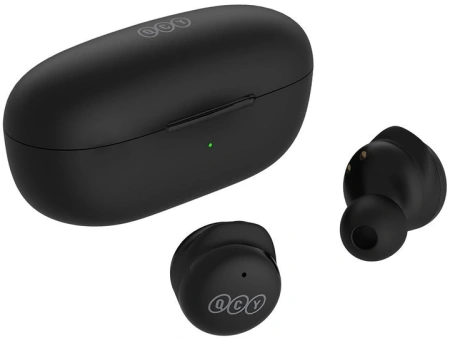 Наушники (вкладыши) с микрофн. QCY T17 Black (BT 5.3, TWS, кейс, Type-C) купить по самой низкой цене