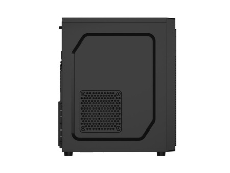 Корпус MidiTower ATX NATEC Aracanta (NPC-2326) Mini-ITX/mATX/ATX, черн. без БП, FAN 1*80mm купить по самой низкой цене