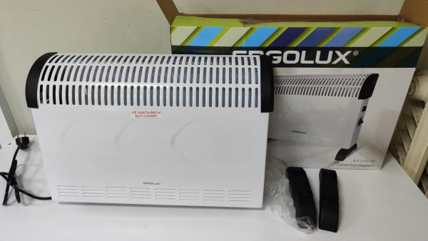 Обогреватель конвекторный ERGOLUX (ELX-СH01-C01) 750/1250/2000Вт, термостат, защита от перегрева  Уценка! купить по самой низкой цене