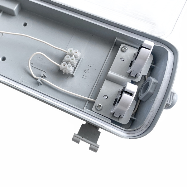 Светильник линейный под LED лампу, ДСП 12-2х10-001, прозрачный (БелТИЗ), IP65 купить по самой низкой цене