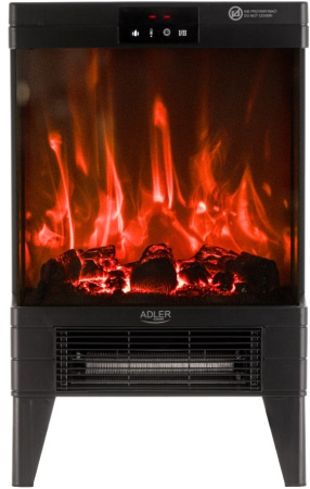 Электрокамин Adler (AD 7755) 1000/2000Вт, 3D-пламя, защита от перегрева, термостат, Д/У купить по самой низкой цене