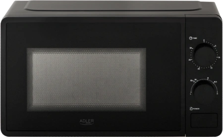 Микроволновая печь Adler AD 6206 (20л, 700вт) Black купить по самой низкой цене