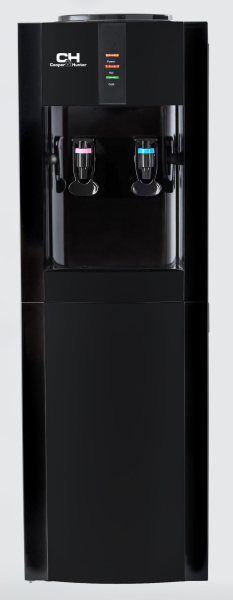 Кулер для воды напольный С&H H1-LF, охлаждение (компрессорное) и нагрев, черный купить по самой низкой цене