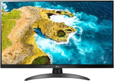 Монитор 27' LG 27TQ615S-PZ (SmTV webOS, FHD, IPS, 2*HDMI, USB, S/PDIF, Wi-Fi, BT5.0, LAN, DVB-C/T/T2,SPK 2*5W) купить по самой низкой цене