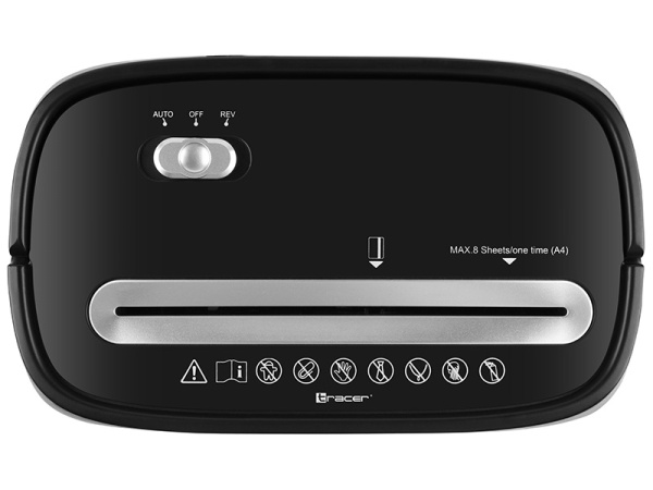 Уничтожитель документов Tracer TRX-815L BLACK (8л. 80гр/м, конт. 15л., 4*38mm, P-4) TRANIS47012 купить по самой низкой цене