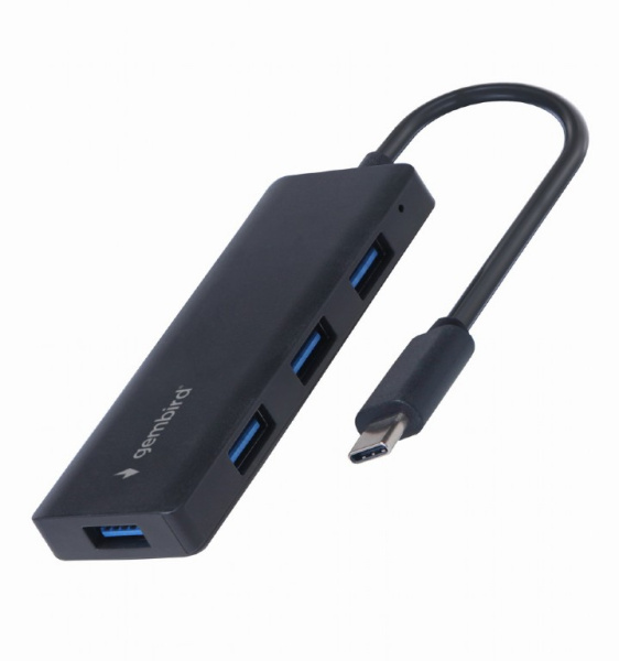 HUB 4-х порт. USB Gembird (UHB-CM-U3P4-02) Interface USB 3.1(Gen 1), Input 1*USB-C(M), Output 4*USB-A(F), 15см купить по самой низкой цене