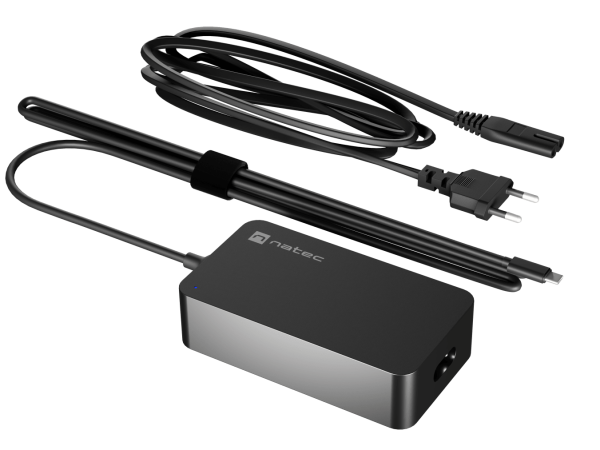 Адаптер питания для ноутбуков/планшетов/телефонов NATEC GRAYLING GaN USB-C 65W (NZU-2361) купить по самой низкой цене