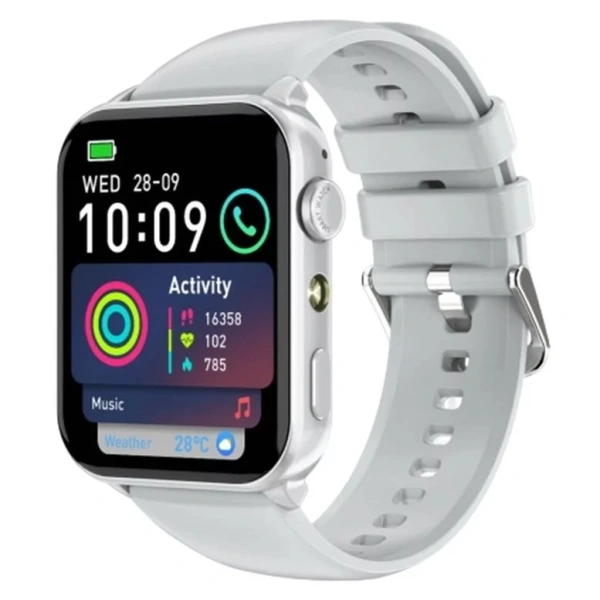 Смарт-часы Blackview R30 Max SILVER 1.91' 296x240px, BT, iOS/Android, GPS (R30MAXSILVER) купить по самой низкой цене