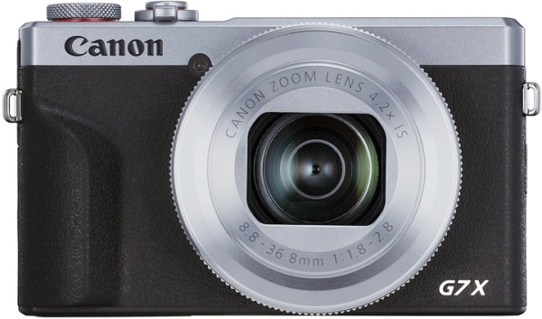 Фотокамера CANON PowerShot G7 X Mark III Silver (20.1Mp, 4.2x, 3', FHD, OIS, SD/SDXC/SDHC, BT/WF) (3638C013) купить по самой низкой цене