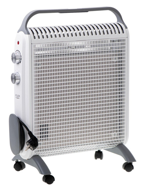 Обогреватель конвекторный наполь. ADLER AD 7750 (2000/1000Вт, термостат, защита от перегрева и опрокид.) серый купить по самой низкой цене