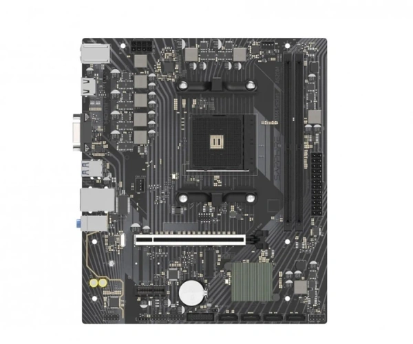 M/B S-AM4:Sapphire A520M-E (52119-04-40G) 2*DDR4, 1*PCIE x16+1*PCIE x1, HDMI/D-Sub, M2, GLan, Micro-ATX купить по самой низкой цене