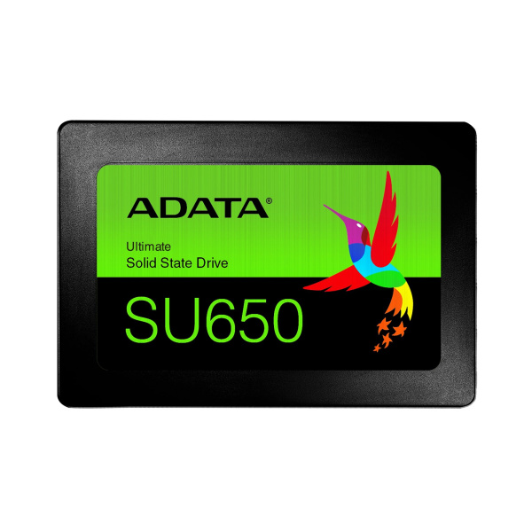 SSD 512Гб, 2.5'/SATA3 Adata Ultimate SU650,2.5' (ASU650SS-512GT-R) TLC 3D NAND, W/R 520/450Mb/s купить по самой низкой цене