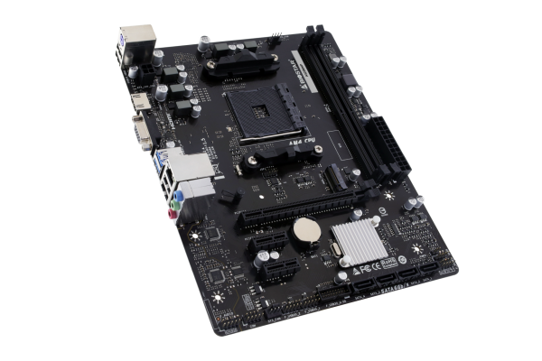 M/B S-AM4: BIOSTAR A520MHP (2*DDR4 4933МГц, 1*PCIEx16+2*PCIx1, M.2, 1*HDMI/1*D-Sub, RAID, GLan) купить по самой низкой цене