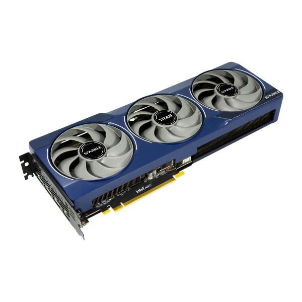 Видеокарта PCI-E 4.0 12Gb GDDR6 SPARKLE Intel Arc B580 TITAN OC (SB580T-12GOC) 192b, 1*HDMI/3*DP купить по самой низкой цене