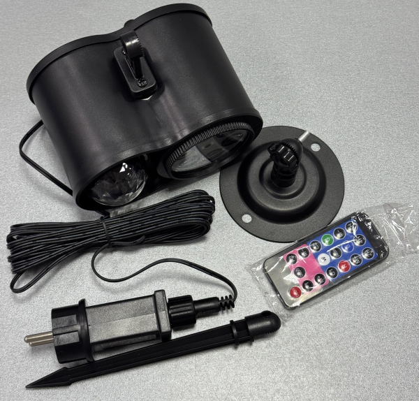 Проектор лазерный (внешний) (Снежинки, елочки) купить по самой низкой цене