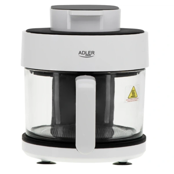 Аэрофритюрница Adler AD 6316 (1200Вт, 3,0л, регулир. 80-200°C, таймер, стеклянная чаша) белая купить по самой низкой цене